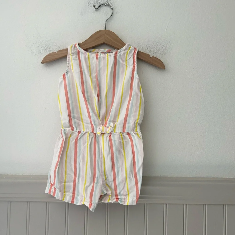 Carter's 9 Months Multicolor Striped Romper